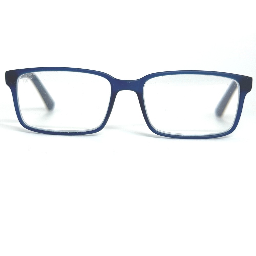 Seen ac Eyeglasses Blue Rectangle Full Rim Glasses Frame 54 16 145 21107